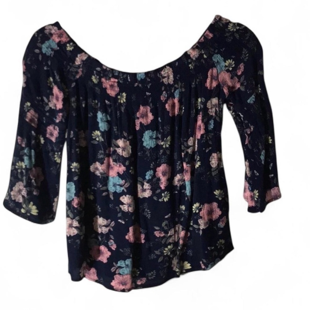 A.N.A off shoulder floral top, size small